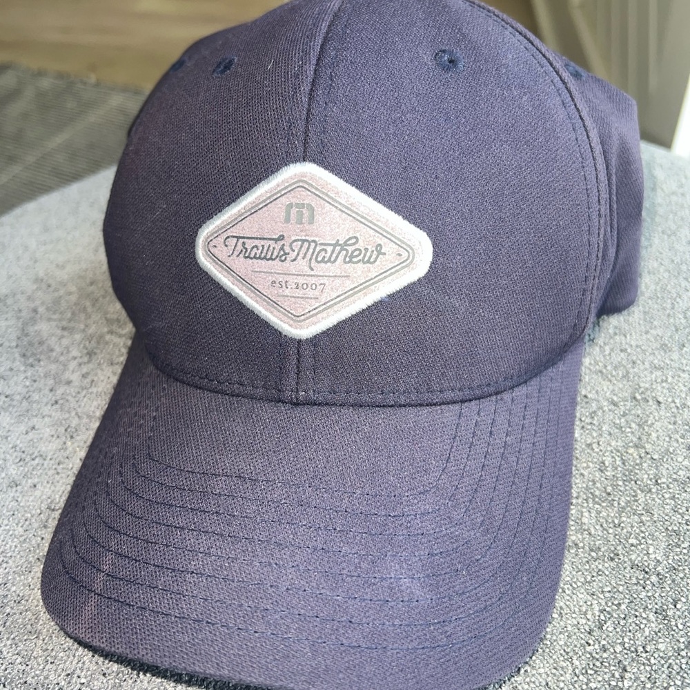 Travis Mathew Dark Blue Cap with Logo Patch